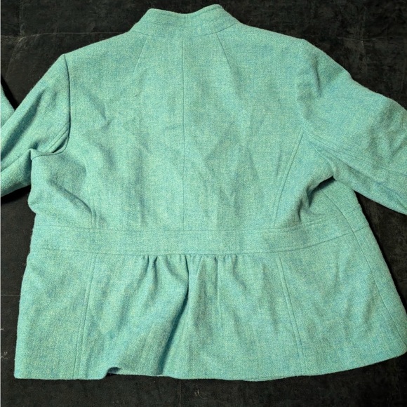 Talbots Aqua Open-Front Blazer - Picture 3 of 4